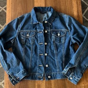 Lands’ End Denim Jean Jacket Ladies Size Medium